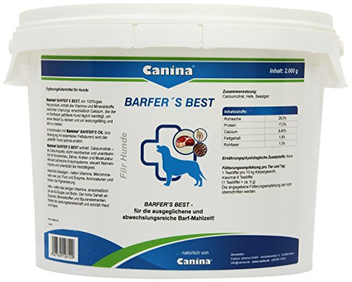 Canina Barfer's Best, Nahrungsergänzung für Hunde, 1er Pack (1 x 2 kg)
