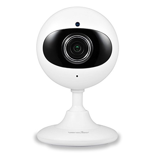 Wansview IP Kamera 720P WiFi Drahtlos Sicherheit Kamera für Baby/ Alter/ Haustier/ Kinderfrau Monitor mit Nachtsicht K2 (Weiß)