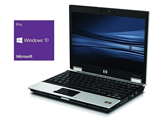 HP Elitebook 2530p Notebook | 12.1 Zoll | Intel Core 2 Duo L9400 @ 1,86GHz | 4GB DDR2 RAM | 120GB SSD | DVD-Brenner | Windows 10 Pro vorinstalliert (Zertifiziert und Generalüberholt)