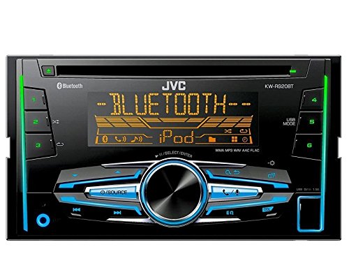 Auto Radio Doppel DIN CD Receiver JVC USB Bluetooth uvm passend für VW Fox Lupo alle incl Einbauset