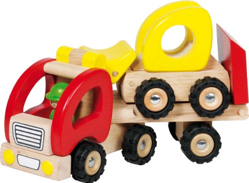 Goki 55963 - Tieflader Spielzeug