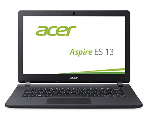 Acer Aspire ES 13 (ES1-331-P4C1) 33,78cm (13,3 Zoll) Notebook (HD, Intel Quad Core N3700 4GB RAM, 500GB HDD, Intel HD Graphics, Win 10 Home) schwarz