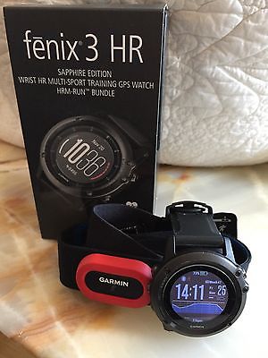 Uhren Garmin GPS Fenix 3 Saphire HR incl. HRM Brustgurt