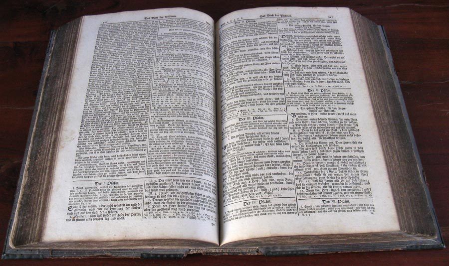 BIBLIA GERMANICA Geßner & Orell ANNO 1772. Bibel Altes und Neues Testament FOLIO