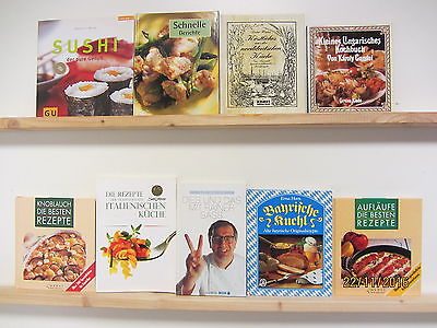 56 Bücher Kochbücher nationale und internationale Küche Paket 1