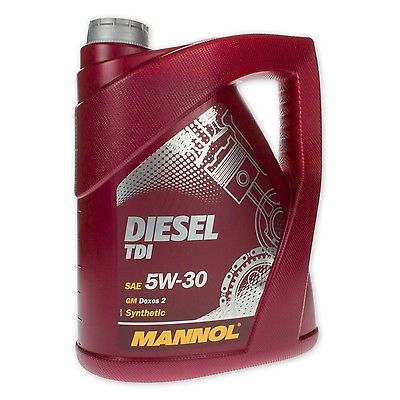 5 (1x5) Liter MANNOL 5W-30 Diesel TDI Motoröl für VW, Audi, Seat, Skoda