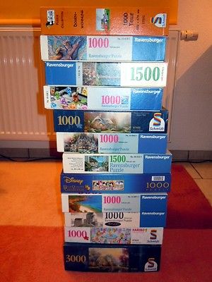 Puzzle-Paket 12 Stk Ravensburger Schmidt 1000 1500 3000 Teile Gelini Kinkade usw