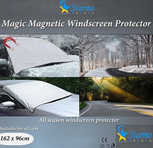starmo Windschutzscheibe Abdeckung Magnetische Auto Windschutzscheibe Schützen vor Sonne, Eis, Frost & Schnee alle Wetter Schild Bildschirm-Cover