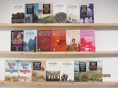 Barbara Wood 19 Bücher historische Romane romantische Romane Taschenbücher