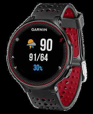 Garmin FORERUNNER® 235 WHR GPS Lauf-Uhr schwarz/marsala-rot