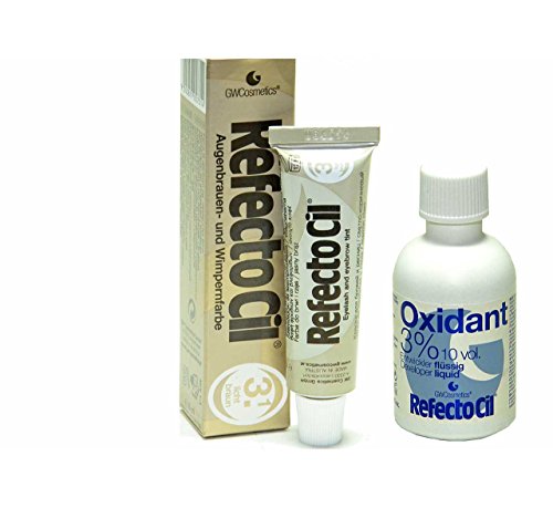 Refectocil SET Oxidant 3% + Wimpernfarbe lichtbraun