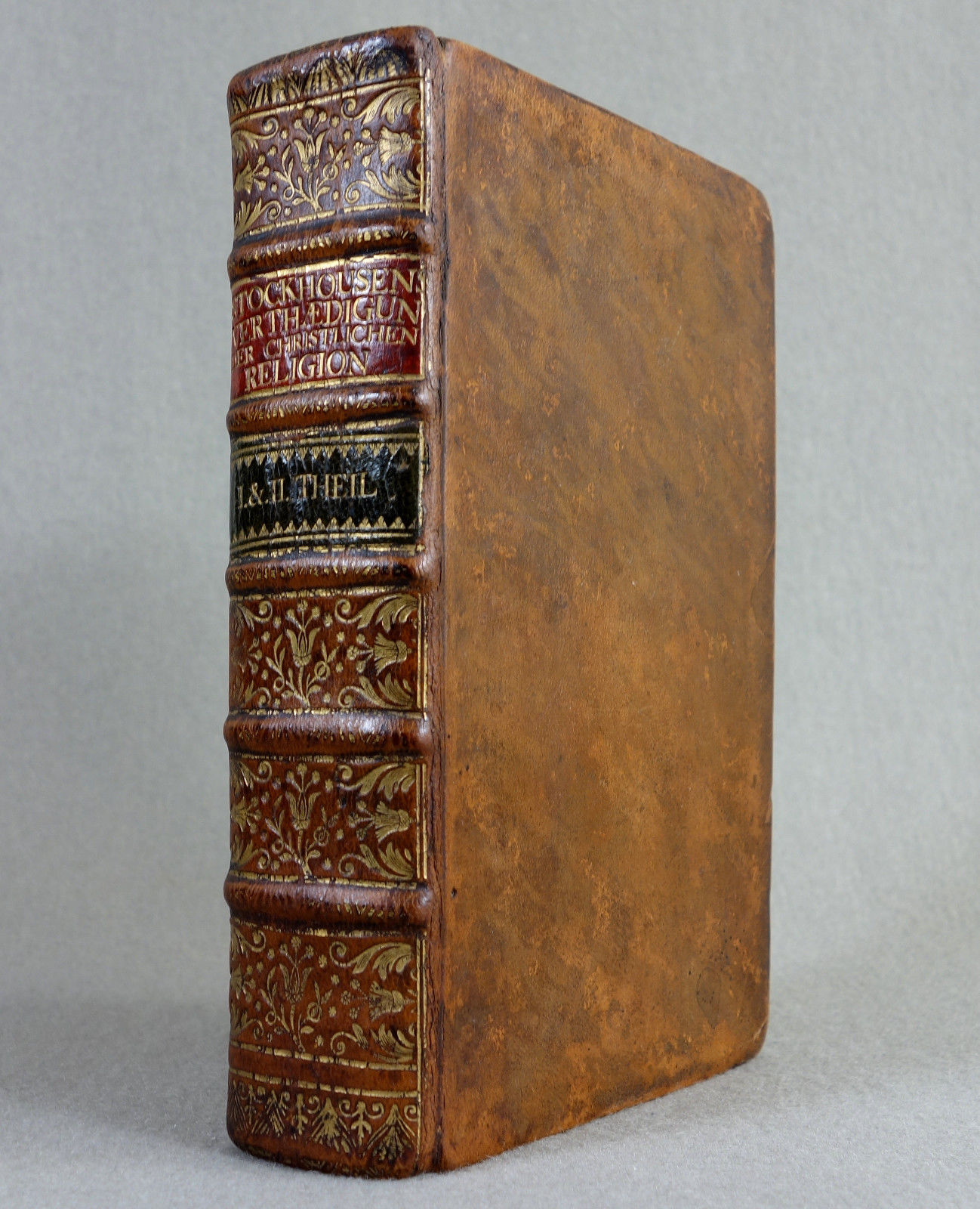 1759 - BAROCK - Prachtausgabe - GANZLEDER Bibliophilie Buchkunst Leder - SELTEN