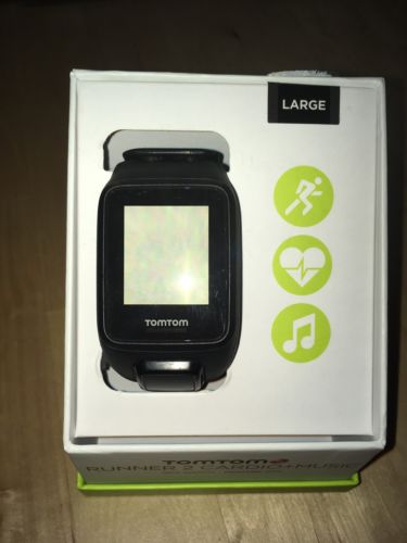 TomTom Runner 2 Cardio Music GPS Uhr, Armband Neu (Gr. L) Rechnung