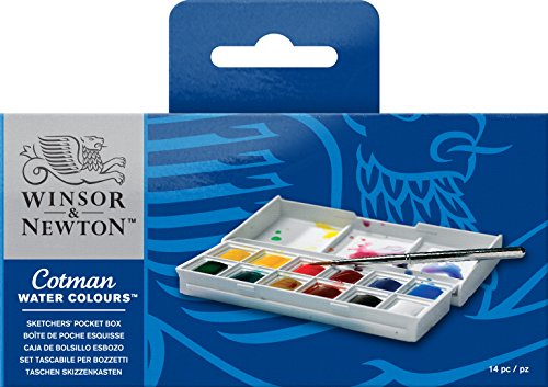 Winsor & Newton Cotman Aquarellfarbe Sketchers Pocket Box 12 halbe Näpfe
