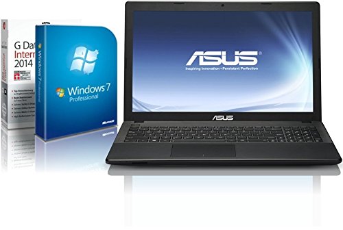 ASUS F551 (15,6 Zoll) Notebook (Intel N3530 Quad Core 4x2.58 Turbo, 8GB RAM, 750GB S-ATA HDD, Intel HD Graphic, HDMI, Webcam, USB 3.0, WLAN, DVD-Brenner, Windows 7 Professional 64 Bit) [geprüfte erneut verpackte Originalware] #4912