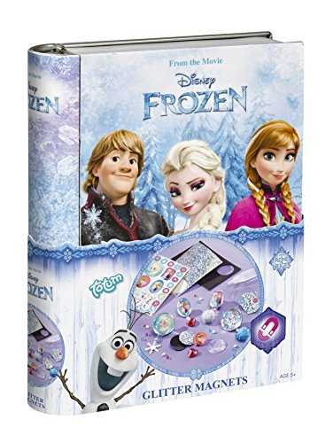 Totum 680197 - Disney Frozen, Die Eiskönigin Glitzermagnete Bastel Set