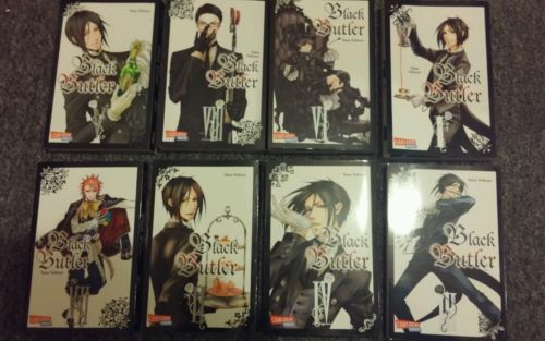 *Black Butler Manga Sammlung 8 Bücher+ Tasse*
