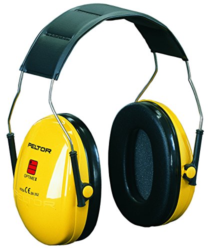3M Kapselgehörschützer H510AC Peltor für Lärmpegel bis 98 dB, sehr leicht, stufenlos verstellbare Kopfbügel, gelb
