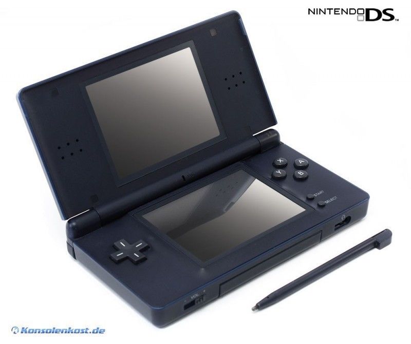 Nintendo DS - Konsole Lite #Dark Blue (inkl. Stromkabel)