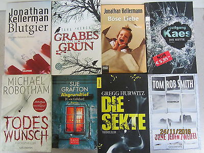 57  Bücher Taschenbücher Krimi Thriller Psychothriller Top Titel Bestseller