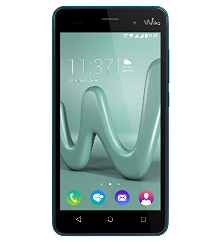 Wiko 9633 Lenny 3 Smartphone (12,7 cm (5 Zoll) IPS HD-Display, 16GB interner Speicher, Android 6.0 Marshmallow) türkis