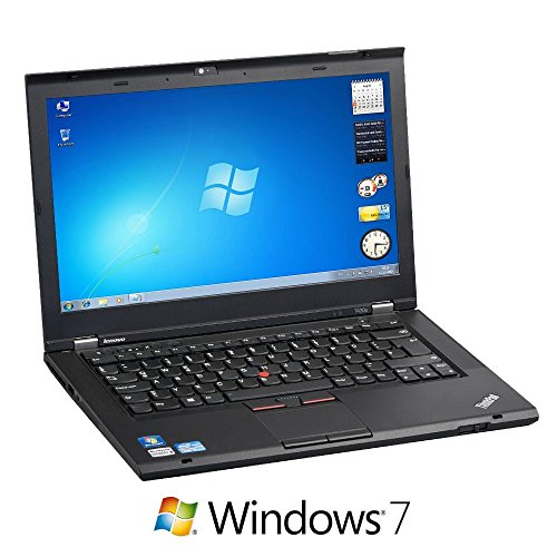 Lenovo ThinkPad T430s business Notebook (Intel Core i5 Dual-Core 2.6GHz, 8GB RAM, 320GB HDD, DVD-Brenner, 35,6 cm (14 Zoll) 1366x768 Display, ENG Tastatur) (Zertifiziert und Generalüberholt)