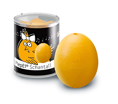 Brainstream PiepEi Schantall Eieruhr Eierkocher für das perfekte mittelweiche Frühstücksei in Orange