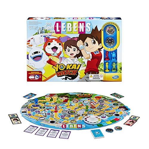 Hasbro Spiele B6493100 - Spiel des Lebens Yokai Watch, Familienspiel