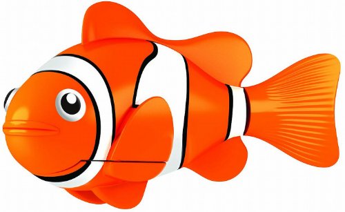 Goliath 32524 Robo-Fisch Clownfisch Orange |  Lebensechte Bewegungen, Auf- und Abtauchen | Wasserspaß für Kinder | elektronisches Wasser-Spielzeug