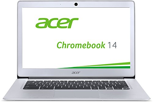 Acer (CB3-431-C6UD) 35,6 cm (14 Zoll Full HD IPS) Notebook (Intel Celeron N3160, 4GB RAM, 32GB eMMC, Intel HD Graphics, Chrome OS) silber