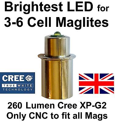 Maglite LED Upgrade CNC Cree Glühbirne 3 4 5 6 D/C 3d 4d 6d Taschenlampe