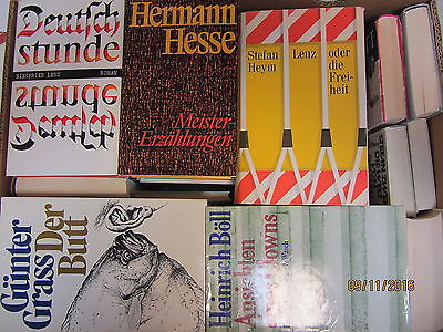 41 Bücher Romane deutsche Klassiker Lenz Hesse Heym Böll u.a.
