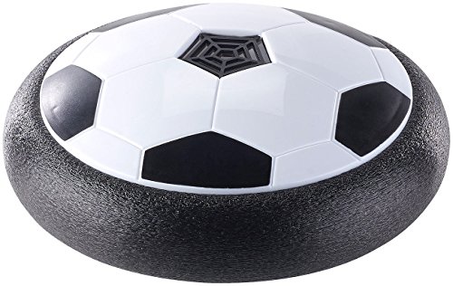 Playtastic Schwebender Luftkissen-Indoor-Fußball mit Möbelschutz & Farb-LEDs