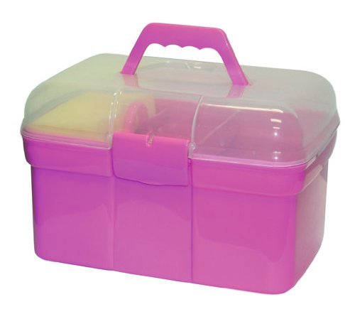 Kinder Putzbox mit 6 - teiligem Inhalt rosa