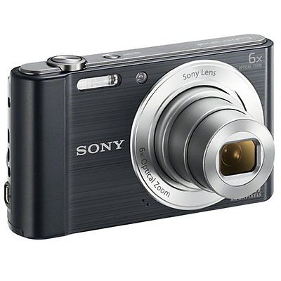 Digitalkamera Kompaktkamera Sony DSC-W810 20MP 12-fach Zoom Schwarz
