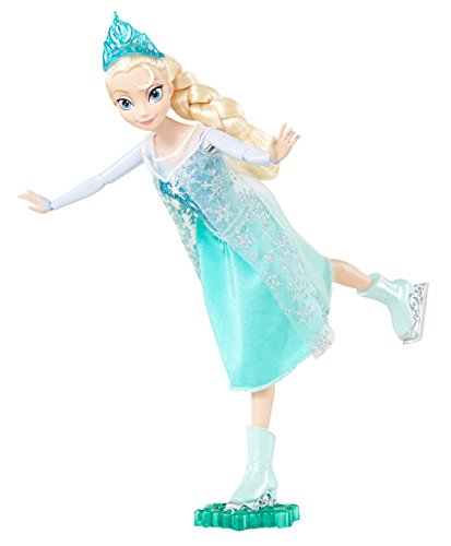 Mattel Disney Princess CBC63 - Die Eiskönigin Eisläuferin Elsa, Puppe