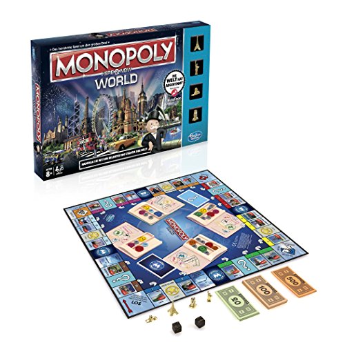 Hasbro Spiele B2348100 - Monopoly World, Familienspiel