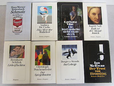 59 Bücher Romane u.a. Diogenes Verlag Hardcover