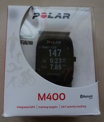 POLAR M400 GPS Sportuhr in OVP, neuwertig mit HR Brustgurt neu