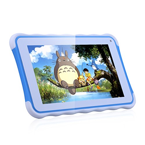 Excelvan Kinder Tablet 7 Zoll Android 4.4.4 Rockchip3126 Quad Core 8GB WIFI External 3G Eltern Modus und Kinder Modus Tablet PC Blau