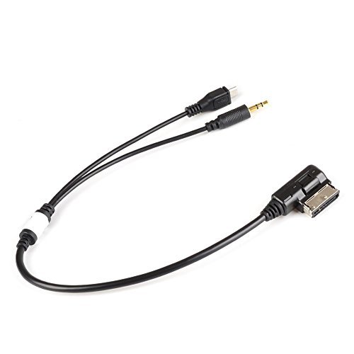 Aizbo ® VW Musik MDI Audi MMI-Schnittstelle Auto USB-3,5-mm-AUX 5Pin Kabel für VW-AUDI für Android Samsung Galaxy von Aizbo