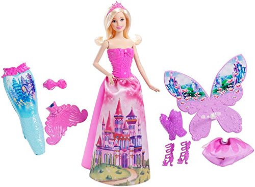 Mattel Barbie CFF48 - 3-in-1 Fantasie Barbie