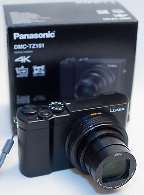 PANASONIC DMC-TZ101 Digitalkamera Schwarz, 20.1 Megapixel,  schwarz