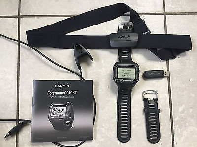 Garmin Forerunner 910 XT GPS, Multisportuhr,  mit Herzfrequenzsensor (Brustgurt)