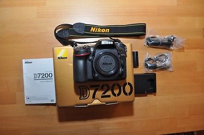 Top Nikon D7200 D 7200 24,7 MP Digitalkamera Body 7000 Auslösungen