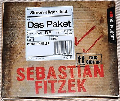 Sebastian Fitzek   -   Das Paket   -   Hörbuch      >>>Wie Neu<<<