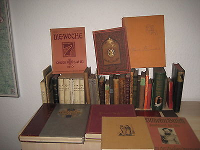 (237) Sammlung / Konvolut alte Bücher + 1 Sammelbilderalbum u.a. Heinrich Zille