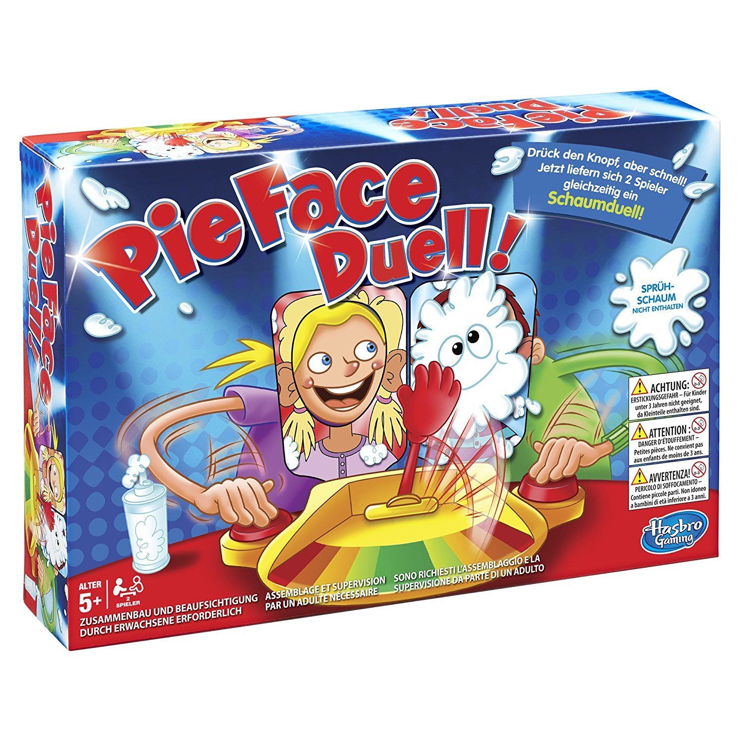 Hasbro - Pie Face Duell - NEU & OVP - DAS Partyspiel - Kinder, Lachen - C0193100