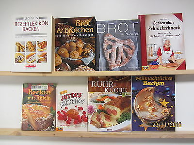 38 Bücher Backen Torten Kekse Brot backen Muffins Gebäck Kuchen