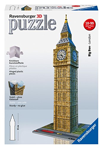 Ravensburger 12554 - Big Ben - 216 Teile 3D Puzzle-Bauwerke
